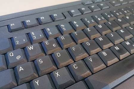 schwarze PC-Tastatur