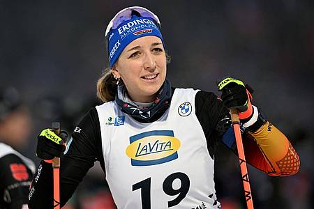 Franziska Preuß ist beim Sprint WM-Sechste geworden.