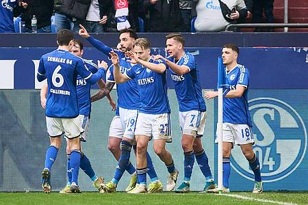 Schalke holte sich gegen Wiesbaden einen wichtigen Sieg.