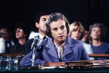 Sandra Day O`Connor im Jahr 1981. Sie einstige Richterin ist für viele bis heute ein Vorbild.