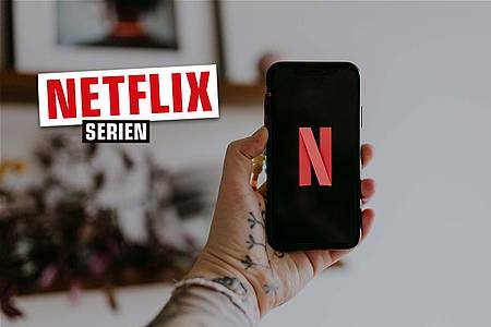 Handy mit Netflix-Logo