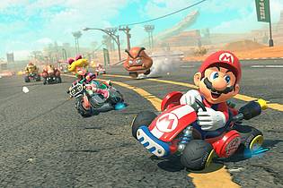 Nintendo/dpa-tmn | Der Meister höchstselbst ist natürlich auf seinem Kart unterwegs.