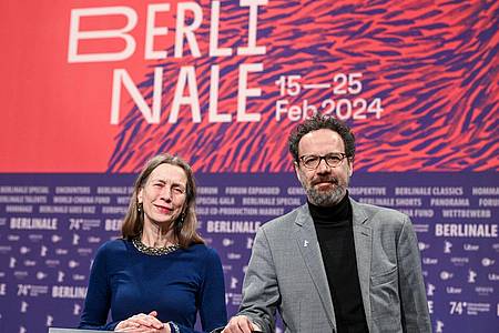 Das Leitungs-Duo der Berlinale, Mariette Rissenbeek, Geschäftsführerin, und Carlo Chatrian, künstlerischer Direktor.