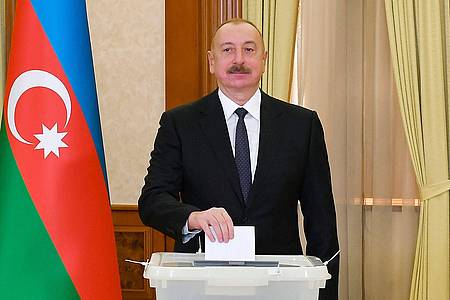 Ilham Aliyev wurde erneut zum aserbaidschanischen Präsidenten gewählt.
