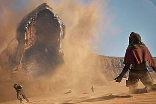 Funcom/dpa-tmn | Der Sandwurm in «Dune Awakening» frisst alles - auch das gesamte Inventar.